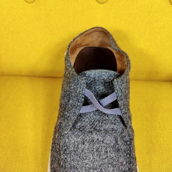 Peter Millar Shetland Wool Slip-On Gray Casual Loafers Men's Shoes Size 10.5M - Picture 6 of 11